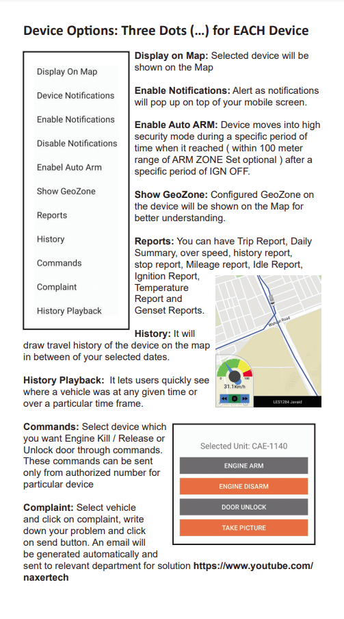Device options — Pegasus Atlas app guide